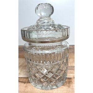 Lead Crystal biscuit jar Crystal Legends by Godinger Made in Russia Handcrafted